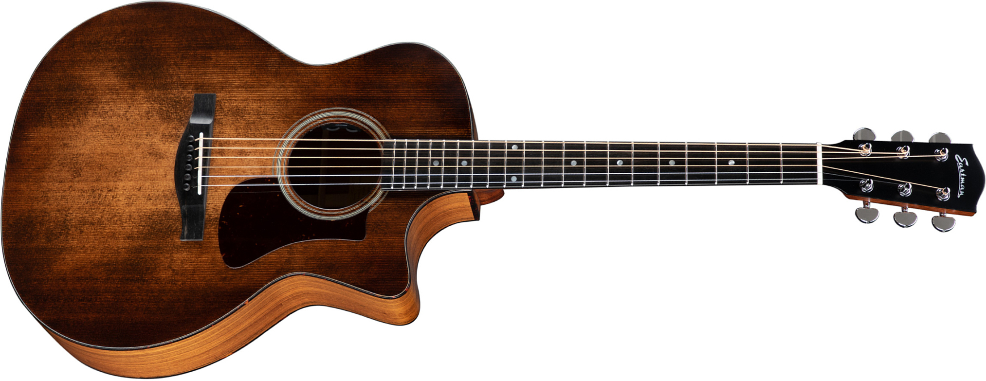 Eastman Ac222ce Grand Auditorium Cw Epicea Ovangkol Eb - Truetone Satin Classic - Guitare Folk - Main picture