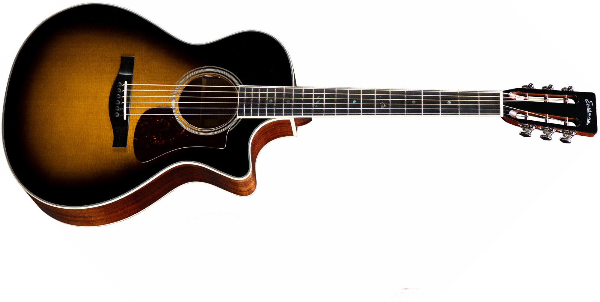 Eastman Ac308ce Ltd Grand Auditorium Cw Epicea Acajou Eb - Sunburst - Guitare Electro Acoustique - Main picture