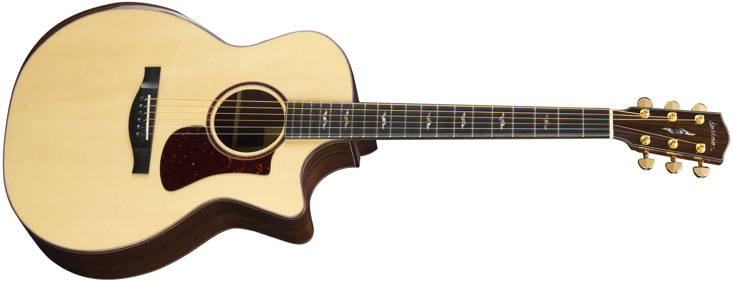 Eastman Ac722ce Grand Auditorium Cw Epicea  Palissandre Eb - Natural Truetone Gloss - Guitare Electro Acoustique - Main picture