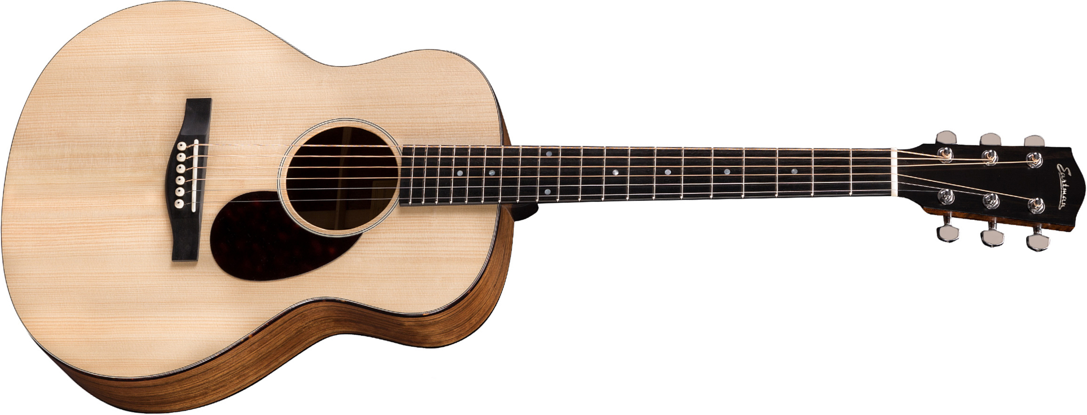 Eastman Actg2e Travel Epicea Ovangkol Eb +housse - Natural - Guitare Acoustique - Main picture