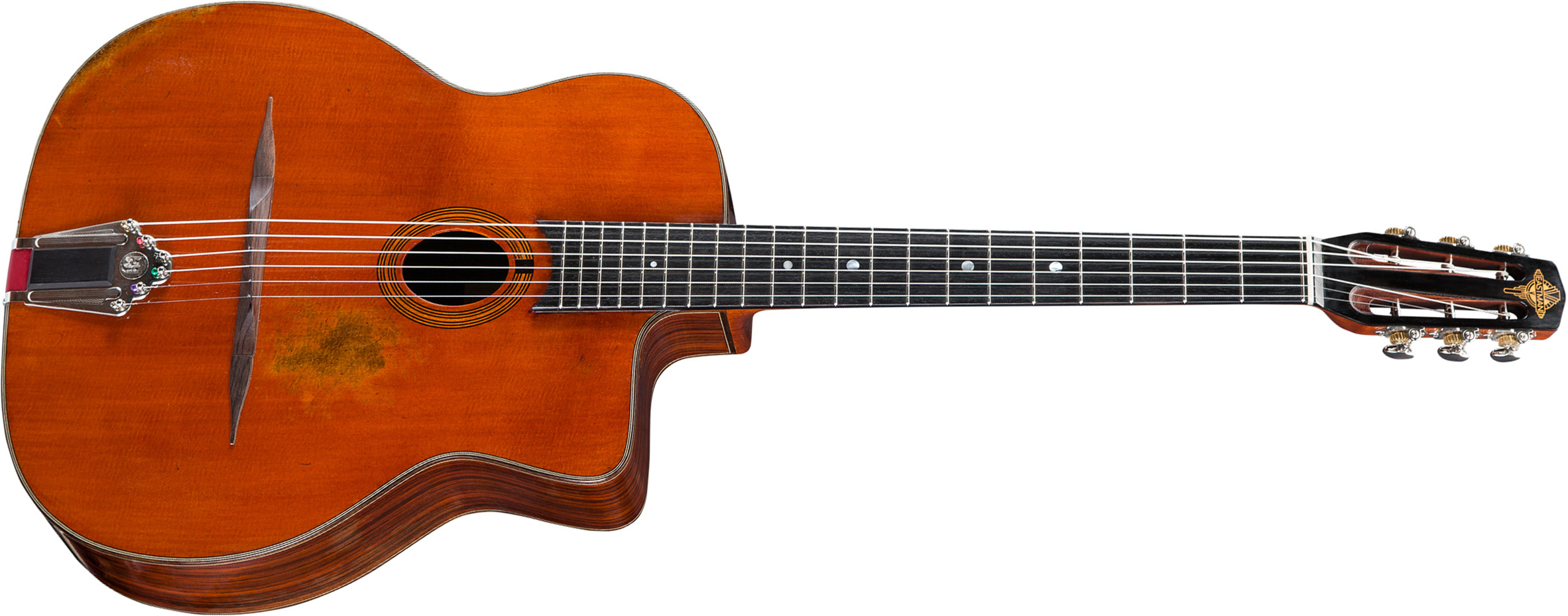 Eastman Dm2/v Gypsy Jazz Epicea Palissandre Eb - Vintage Natural - Guitare Manouche - Main picture