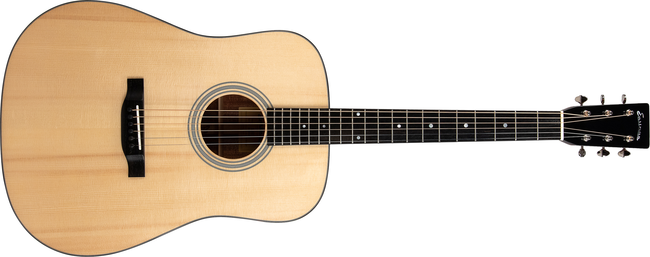 Eastman E10d Traditional Dreadnought Epicea Acajou Eb - Natural - Guitare Acoustique - Main picture