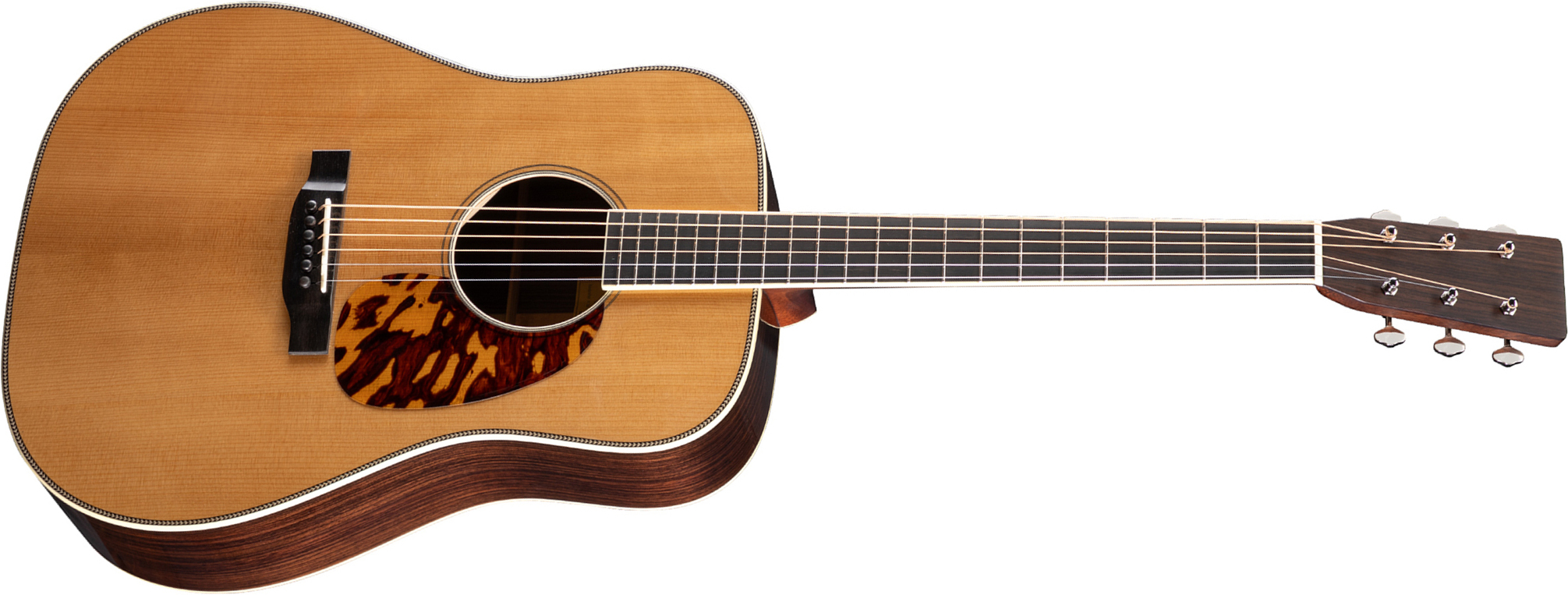 Eastman E20d Thermo Cure Large Soundhole Dreadnought Epicea Palissandre Eb - Truetone Gloss Natural - Guitare Folk - Main picture