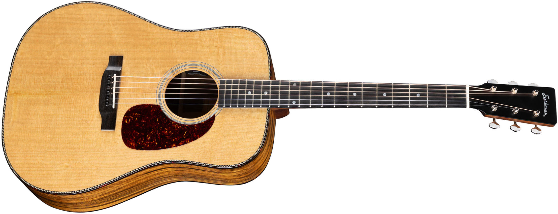 Eastman E3de Deluxe Dreadnought Epicea Ovangkol Eb - Truetone Gloss Natural - Guitare Folk - Main picture