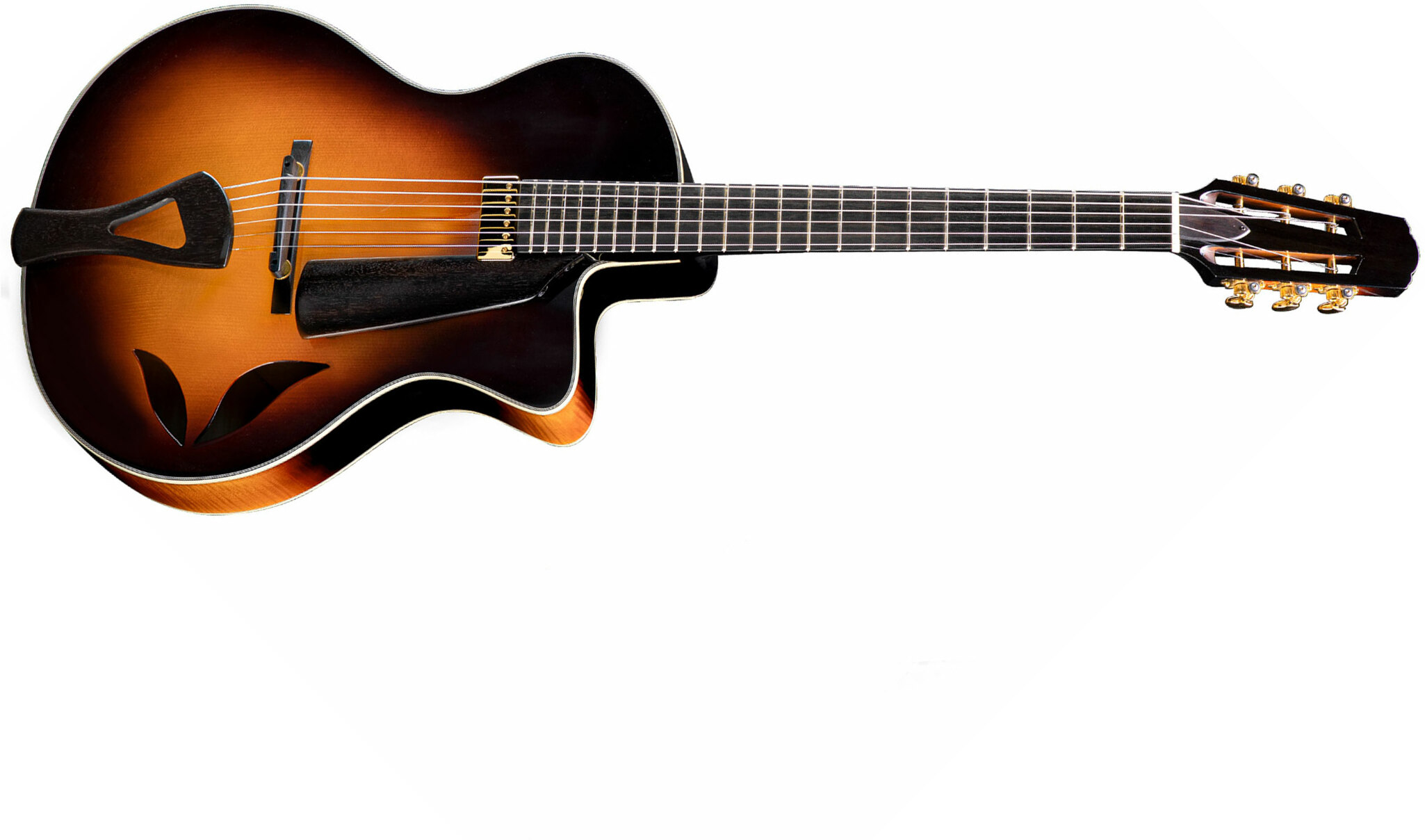 Eastman Frank Vignola Model Fv880ce Signature Archtop Cw Eb - Sunburst - Guitare Électrique 3/4 Caisse & Jazz - Main picture