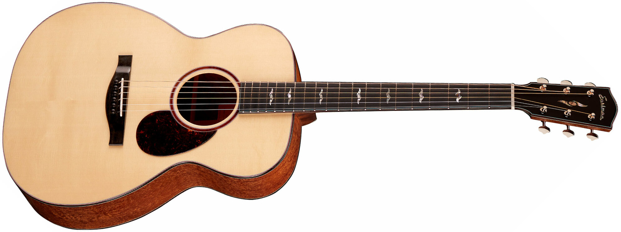 Eastman L-om-qs Orchestra Epicea Sapele Eb - Truetone Gloss Natural - Guitare Acoustique - Main picture