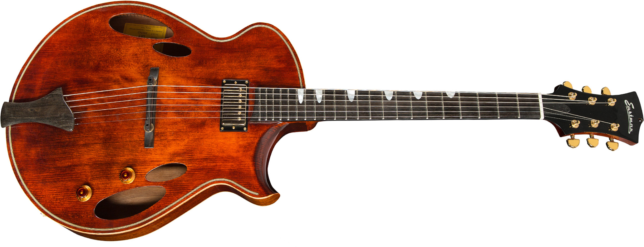 Eastman Otto D'ambrosio El Rey Er4 Signature Archtop 1h Ht Eb - Truetone Gloss Classic - Guitare Électrique 3/4 Caisse & Jazz - Main picture