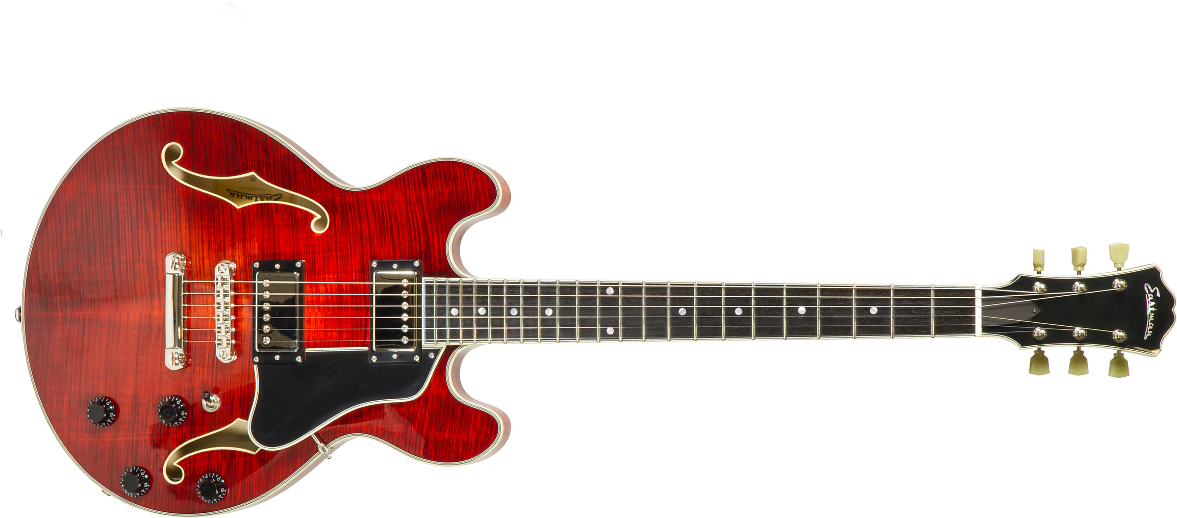 Eastman T484 Thinline Laminate Tout Erable Eb - Classic - Guitare Électrique 1/2 Caisse - Main picture