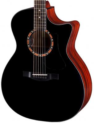 Guitare electro acoustique Eastman AC122-2CE - Black satin