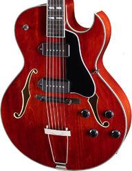 Guitare électrique 3/4 caisse & jazz Eastman Archtop AR372CE-P90 - Truetone Gloss Classic