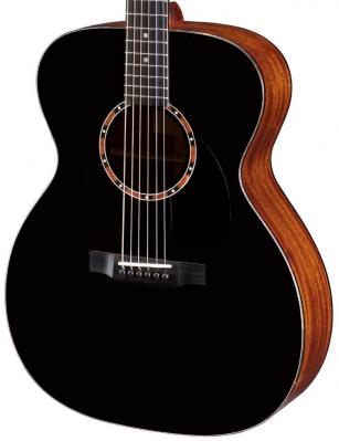 Guitare acoustique Eastman E2OM Traditional - Black satin