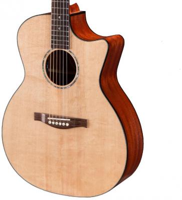 Guitare electro acoustique Eastman PCH1-GACE +Bag - Natural satin