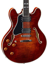 Guitare électrique gaucher Eastman T486 Thinline Laminate Gaucher - Classic