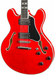 Guitare électrique 1/2 caisse Eastman T486 Thinline Laminate - Red