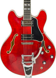 Guitare électrique 1/2 caisse Eastman T486B Thinline Laminate - Red