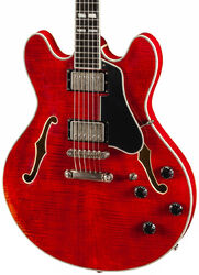 Guitare électrique 1/2 caisse Eastman Thinline T59/v - Antique red