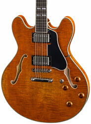 Guitare électrique 1/2 caisse Eastman T59v Thinline Laminate - Amber