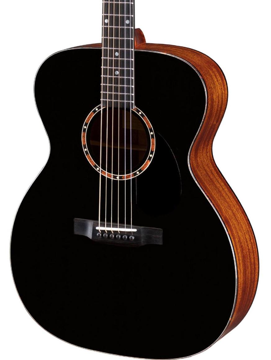 Guitare acoustique Eastman E2OM Traditional - Truetone satin black