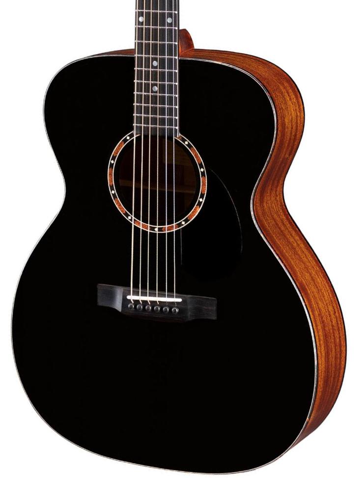 Guitare acoustique Eastman Traditional E2OM - Truetone satin black