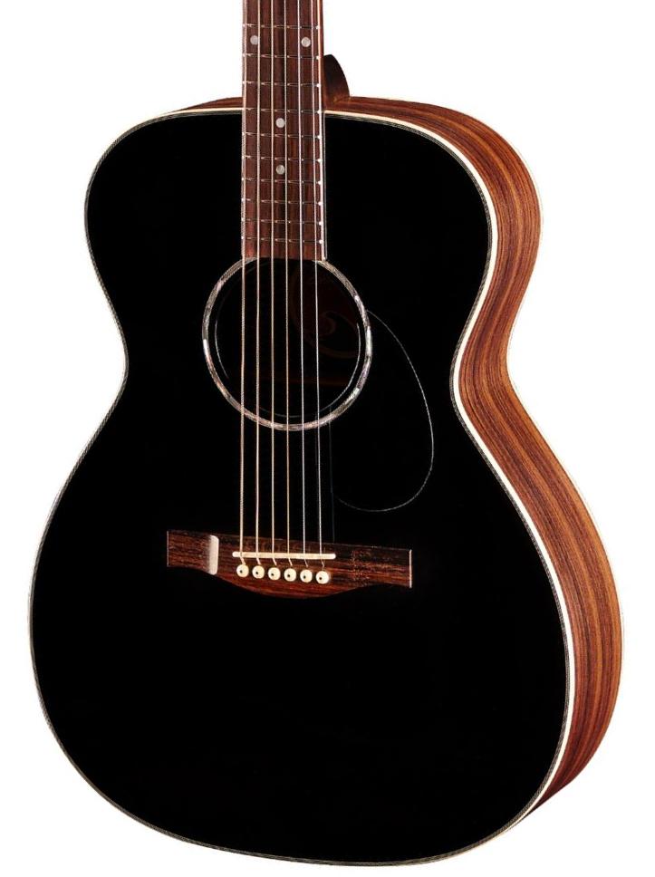 Guitare acoustique Eastman PCH2-OM - Black