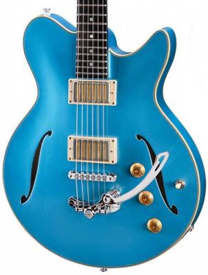 Guitare électrique 1/2 caisse Eastman Romeo LA Thinline Laminate - Celestine blue
