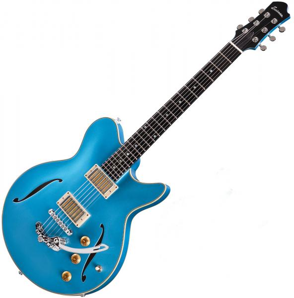 Guitare électrique 1/2 caisse Eastman Romeo LA Thinline Laminate - Celestine blue