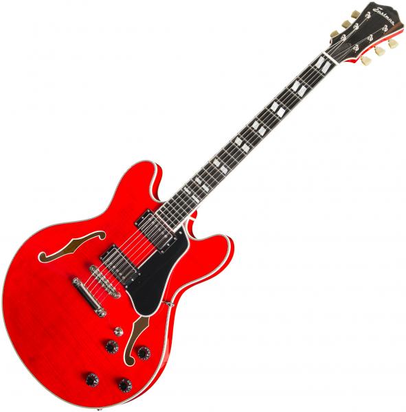 Guitare électrique 1/2 caisse Eastman T486 Thinline Laminate - Red