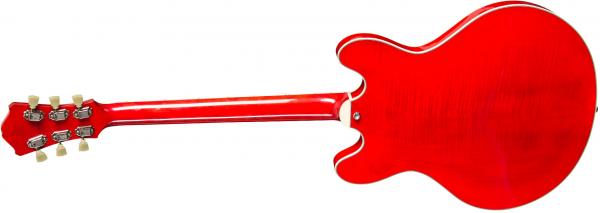 Guitare électrique 1/2 caisse Eastman T486 Thinline Laminate - red