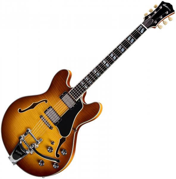 Eastman T486B Thinline Laminate - goldburst Semi-hollow electric