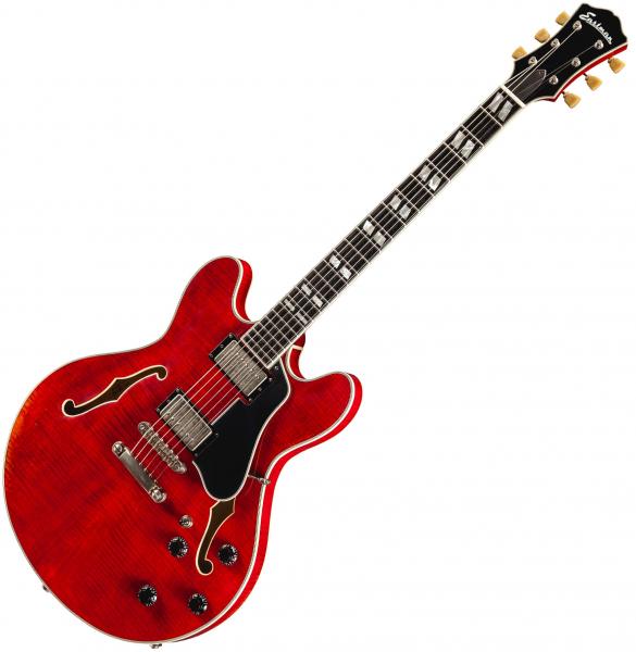 Guitare électrique 1/2 caisse Eastman T59v Thinline Laminate - Red