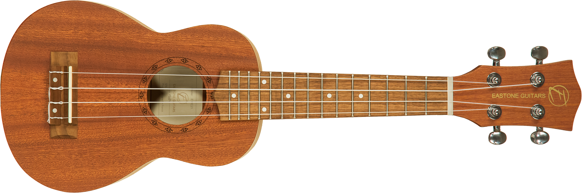 Eastone E11c21 Soprano Tout Sapele Son - Natural Matte - UkulÉlÉ - Main picture