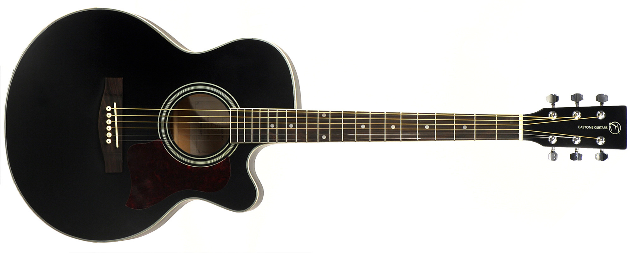 Eastone Sb20c-blk - Black Matte - Guitare Acoustique - Main picture