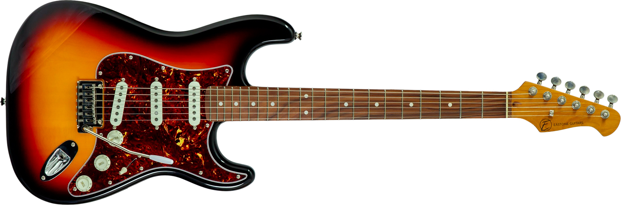 Eastone St500r-fs2t-rw 3s Trem Rw - 2 Tone Burst - Guitare Électrique Forme Str - Main picture