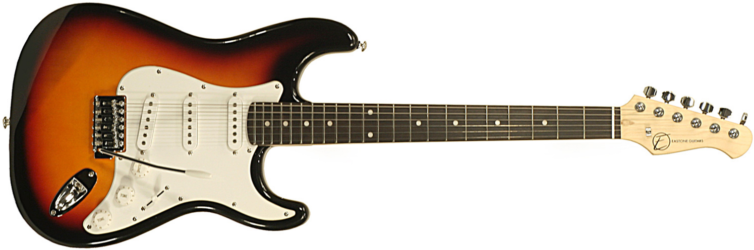 Eastone Str70-3ts 3s Pur - 3-tone Sunburst - Guitare Électrique Forme Str - Main picture