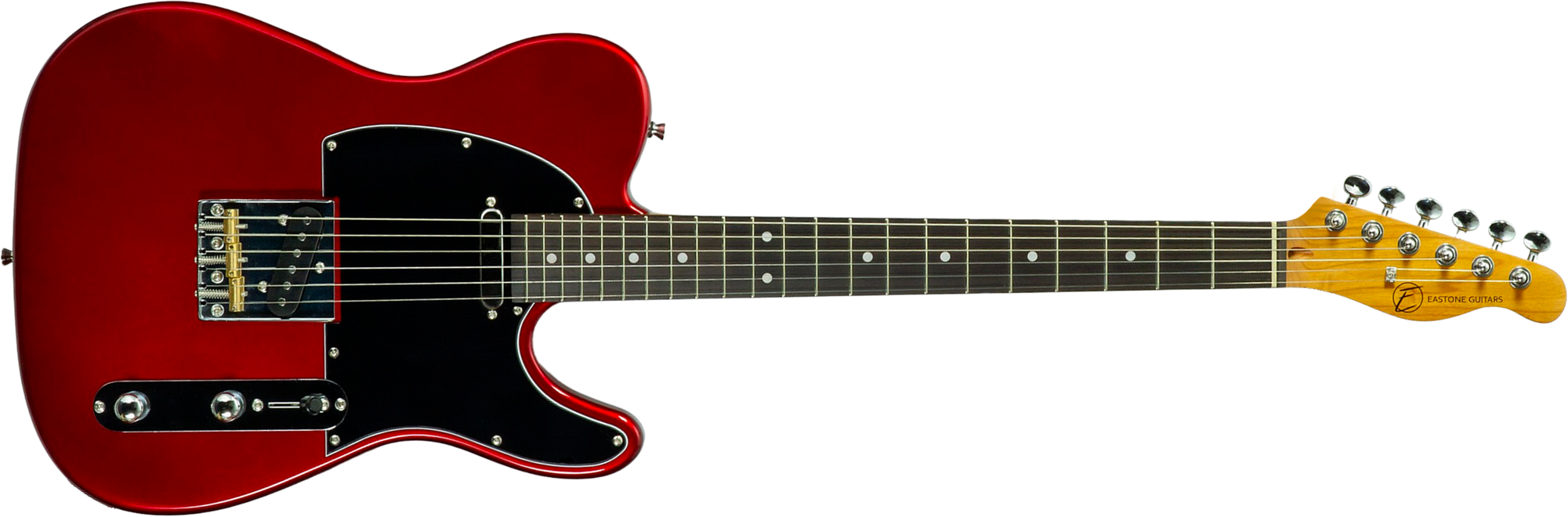 Eastone Tl100r-mr-rw 2s Ht Mn - Metal Red - Guitare Électrique Forme Tel - Main picture