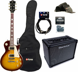 Pack guitare électrique Eastone LP200 HB + Blackstar ID Core V3 Stereo 10 +Accessories - Honeyburst