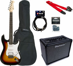 Pack guitare électrique Eastone STR80T LPB + Blackstar ID:Core V3 Stereo 10 +Accessories - Sunburst
