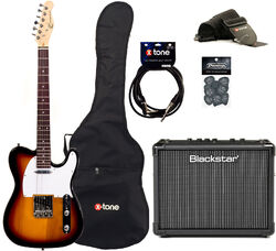 Pack guitare électrique Eastone TL70 +Blackstar Id Core 10 V3 +Accessoires - 3-color sunburst