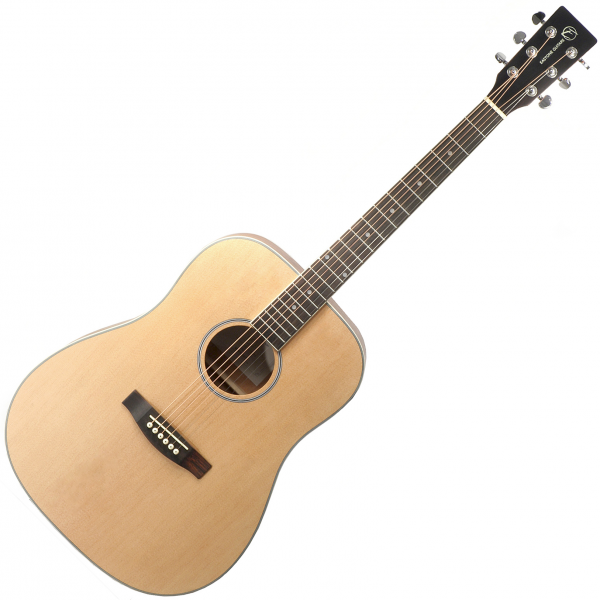 Guitare Électrique Adulte 38 Pouces Blanc Acoustique Électrique  Professionnelle en Fibre de carbone sur Gens de Confiance