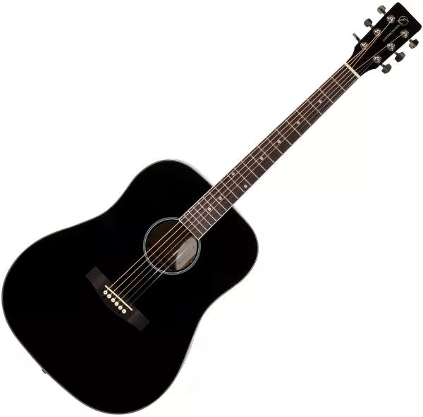 Guitare acoustique Eastone DR100-BLK - black