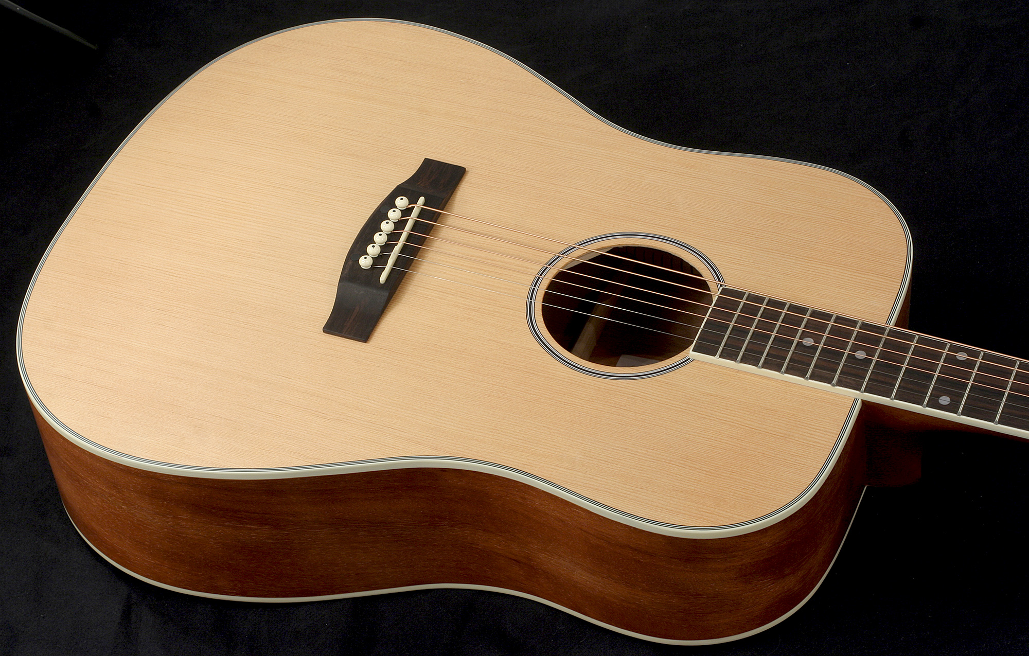 Eastone Dr100-nat Dreadnought Epicea Okoume - Natural - Guitare Acoustique - Variation 2