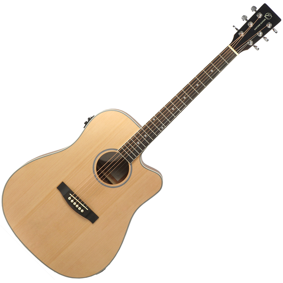 Eastone Dr100ce-nat Dreadnought Cw Epicea Okuman - Natural - Guitare Electro Acoustique - Variation 7