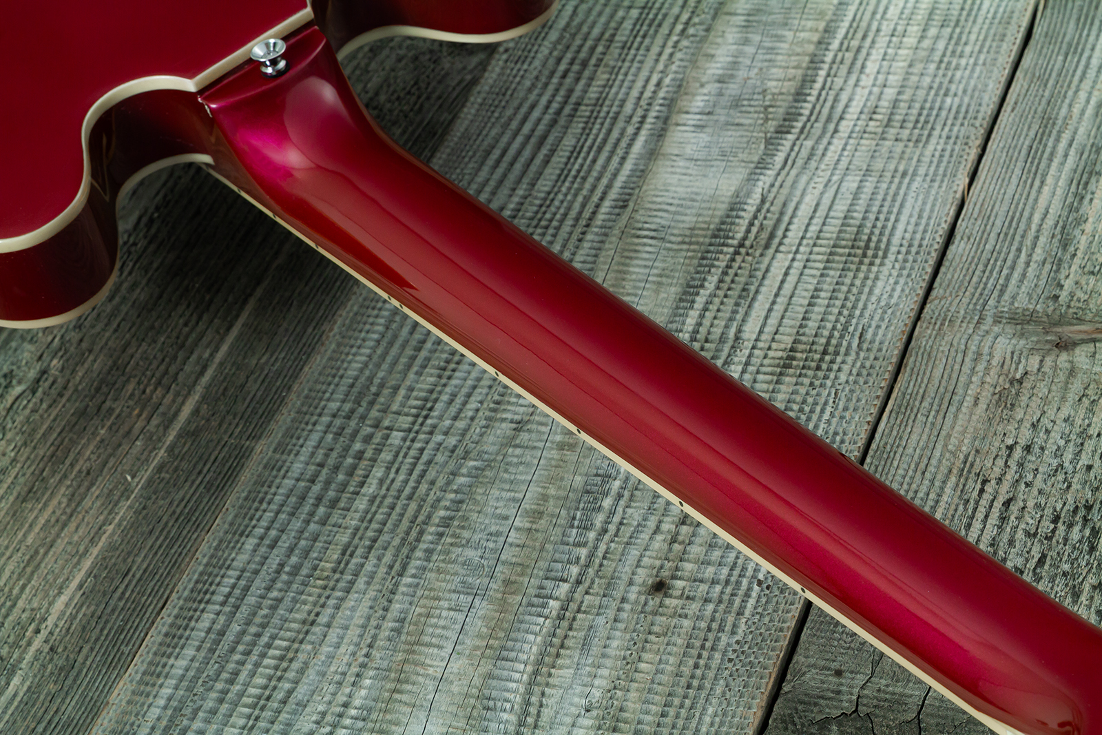 Eastone Gj70-win - Wine - Guitare Électrique 1/2 Caisse - Variation 18