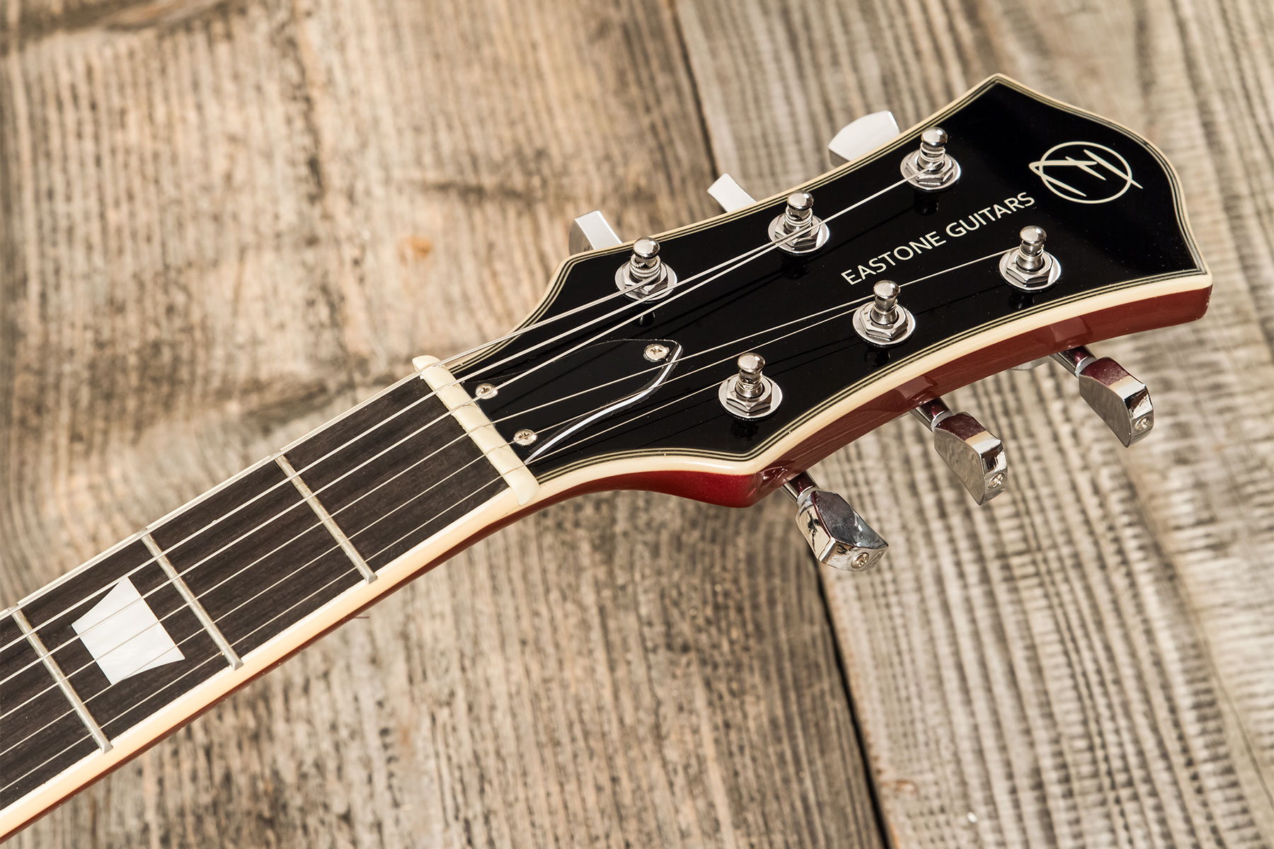 Eastone Gj70-win - Wine - Guitare Électrique 1/2 Caisse - Variation 7