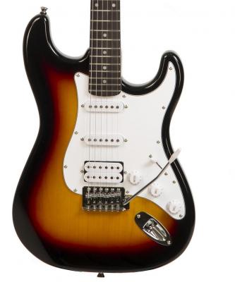 Guitare électrique solid body Eastone STR80T 3TS (PUR) - Sunburst