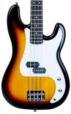 Basse électrique solid body Eastone PRB (PUR) - 3 tone sunburst