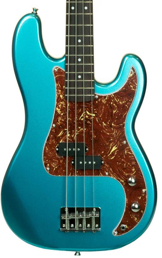 Basse électrique solid body Eastone PRB (PUR) - Metallic light blue