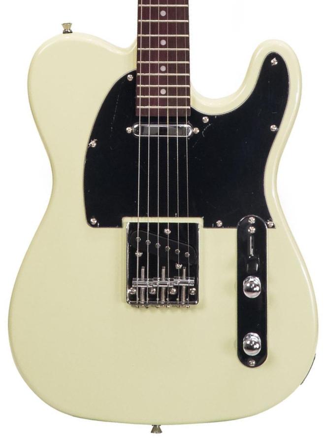 Guitare électrique solid body Eastone TL70 (RW) - Ivory