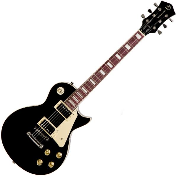 Guitare électrique solid body Eastone LP100 BLK - black