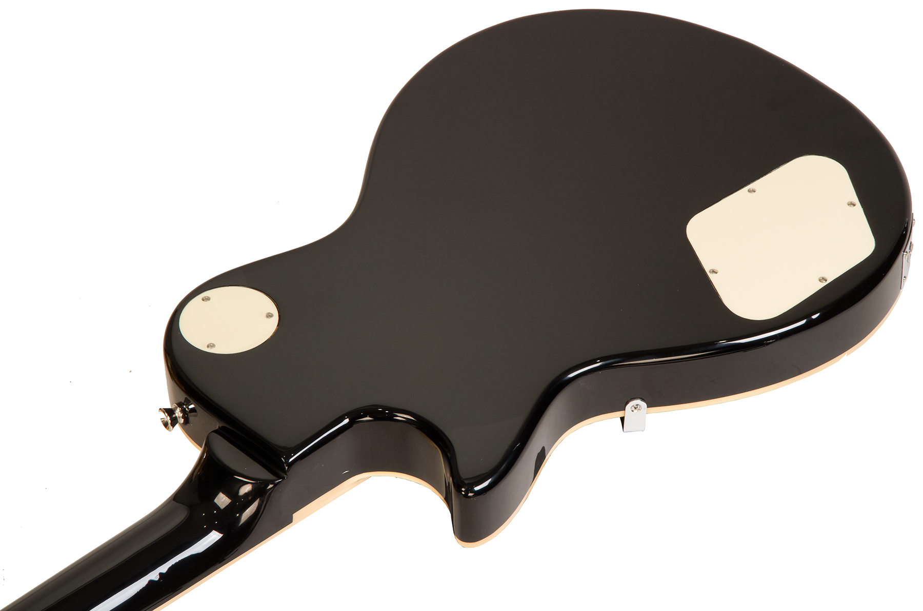 Eastone Lp100 Blk Hh Ht Pur - Black - Guitare Électrique Single Cut - Variation 2